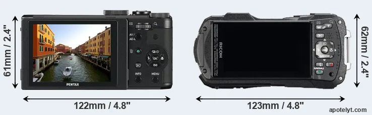 Comparison MX-1 or WG-60 rear