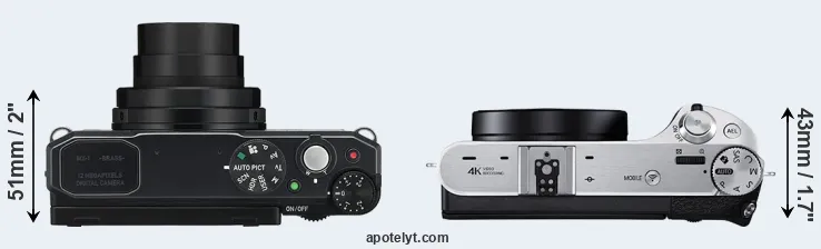 Compare MX-1 versus NX500 top