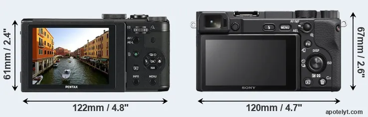 Comparison MX-1 or A6400 rear