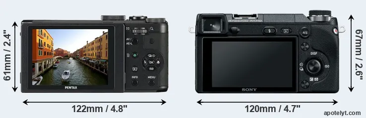 Comparison MX-1 or NEX-6 rear