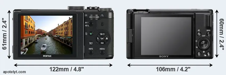 Comparison MX-1 or ZV-1F rear