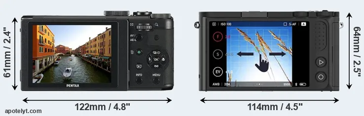 Comparison MX-1 or M1 rear