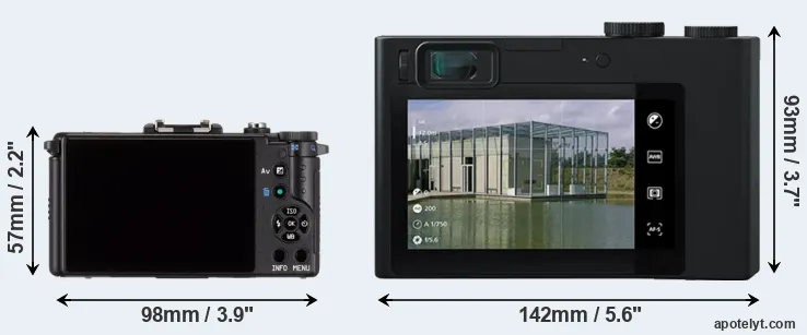 Comparison Pentax Q or ZX1 rear