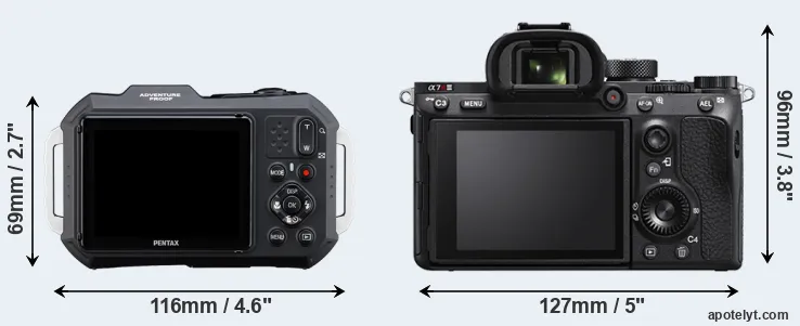 Comparison WG-1000 or A7R IIIA rear