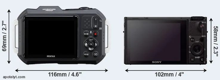 Comparison WG-1000 or RX100 III rear