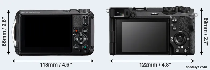 Comparison WG-8 or A6700 rear