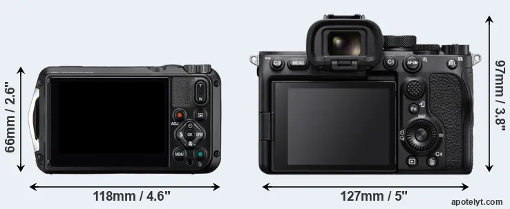 Comparison WG-8 or A7S III rear