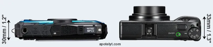 Compare WG-90 versus GR III top
