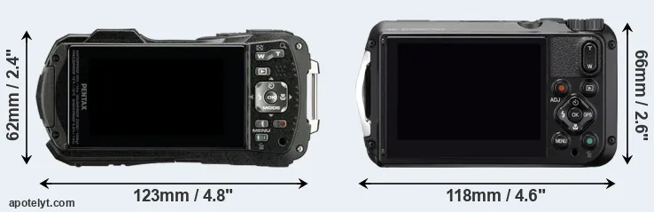 Comparison WG-90 or WG-6 rear