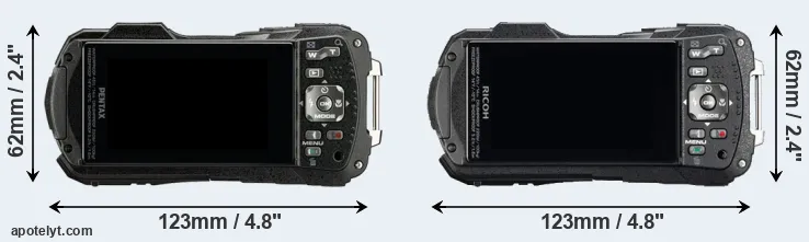 Comparison WG-90 or WG-60 rear