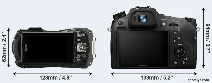 Comparison WG-90 or RX10 IV rear