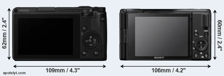 Comparison GR III or ZV-1 II rear
