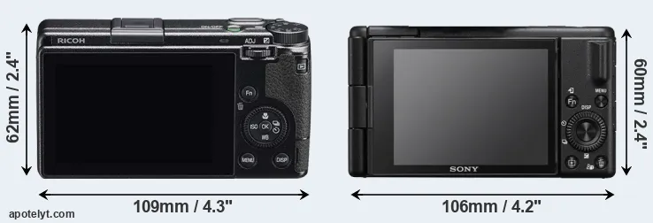 Comparison GR IIIx or ZV-1 II rear