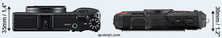 Compare GR versus WG-60 top