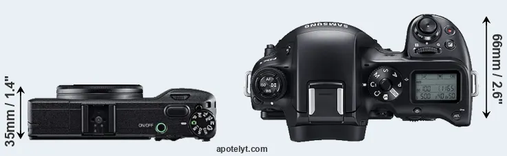 Compare GR versus NX1 top