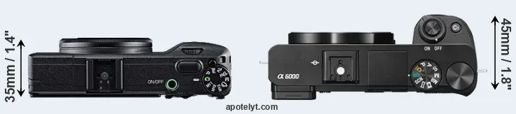 Compare GR versus A6000 top