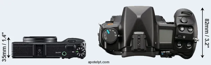 Compare GR versus A900 top