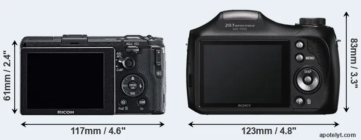 Comparison GR or H200 rear