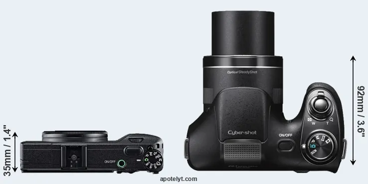 Compare GR versus H300 top