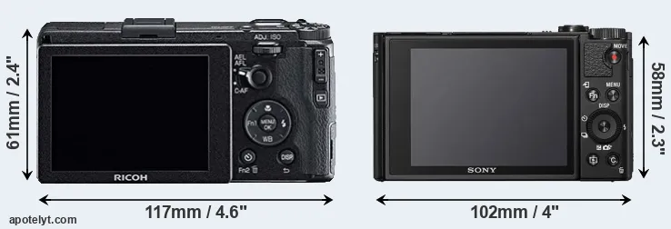 Comparison GR or HX95 rear
