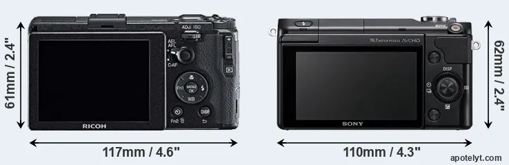 Comparison GR or NEX-3N rear