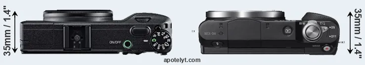 Compare GR versus NEX-3N top