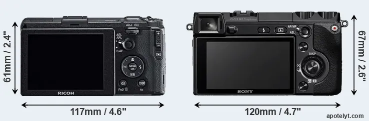 Comparison GR or NEX-7 rear