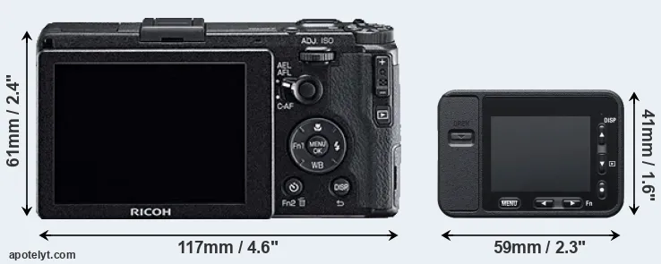 Comparison GR or RX0 rear