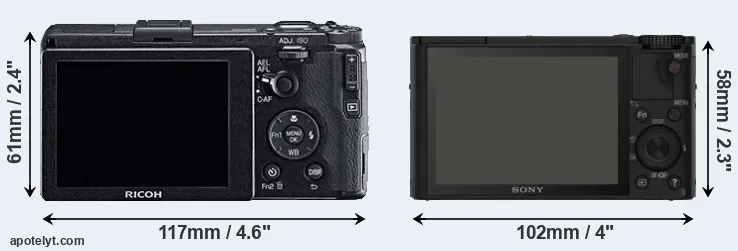 Comparison GR or RX100 rear