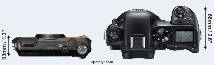 Compare WG-6 versus NX1 top