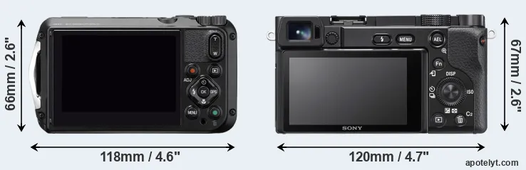Comparison WG-6 or A6100 rear