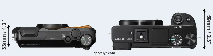 Compare WG-6 versus A6100 top