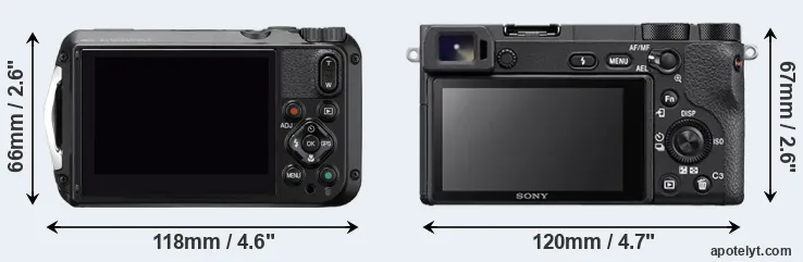 Comparison WG-6 or A6500 rear