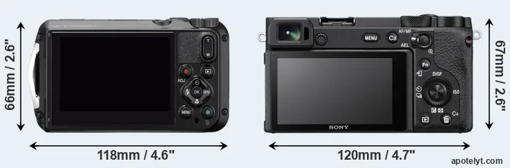 Comparison WG-6 or A6600 rear