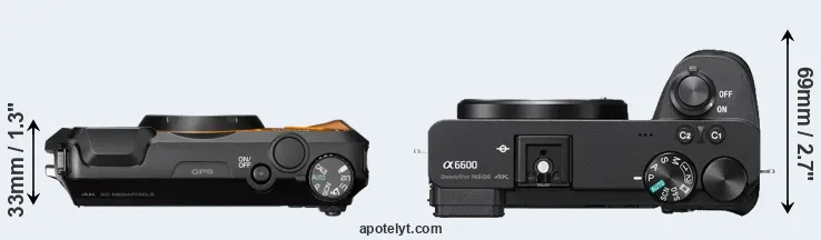 Compare WG-6 versus A6600 top