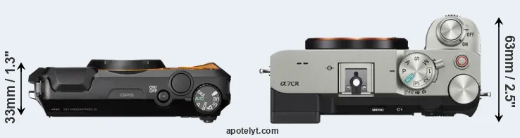 Compare WG-6 versus A7C R top