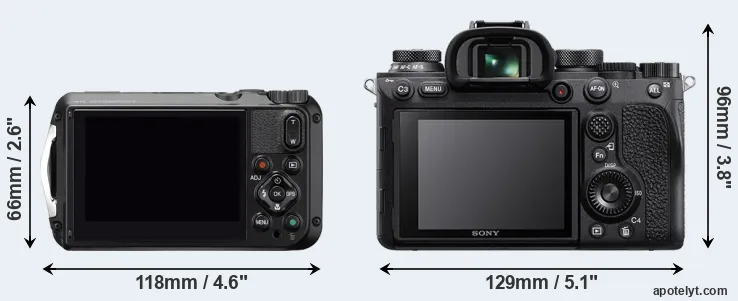 Comparison WG-6 or A9 II rear