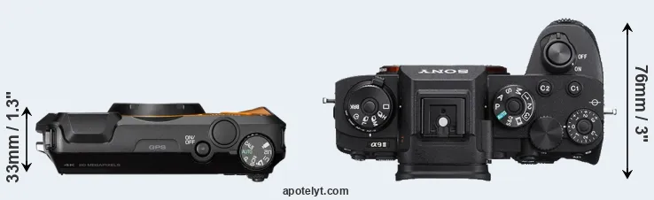 Compare WG-6 versus A9 II top
