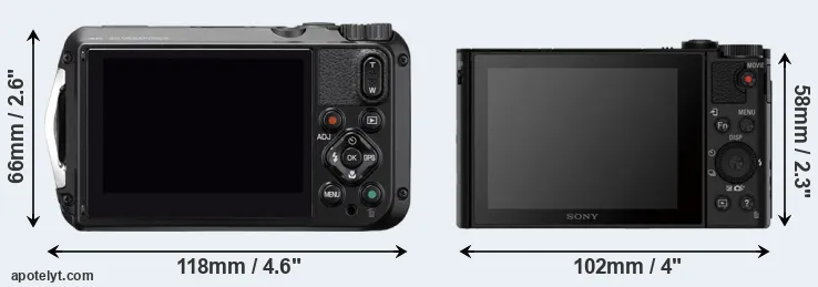 Comparison WG-6 or HX80 rear