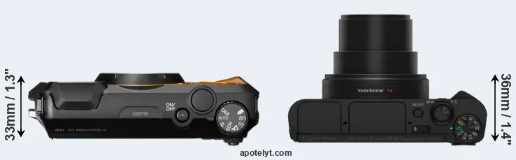 Compare WG-6 versus HX80 top