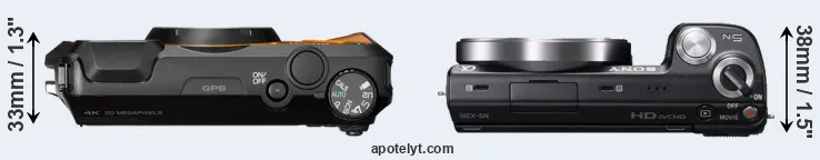 Compare WG-6 versus NEX-5N top