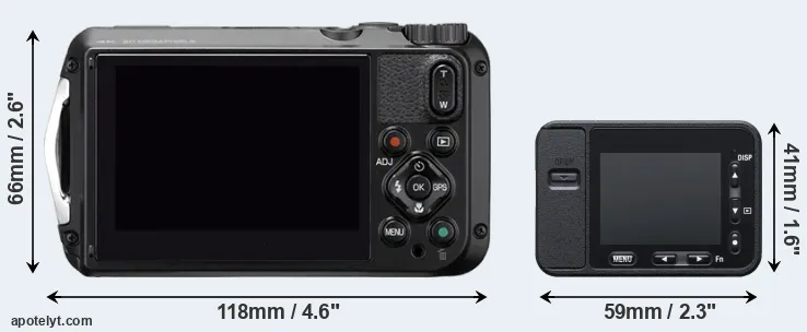 Comparison WG-6 or RX0 rear