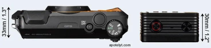 Compare WG-6 versus RX0 top