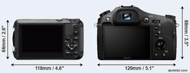 Comparison WG-6 or RX10 II rear