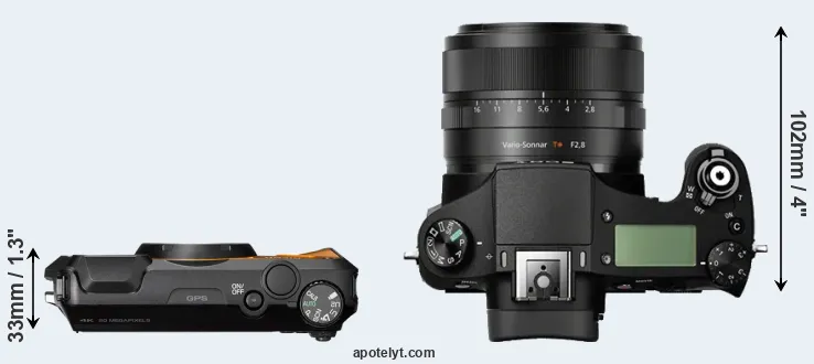 Compare WG-6 versus RX10 top
