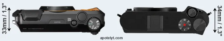 Compare WG-6 versus M1 top