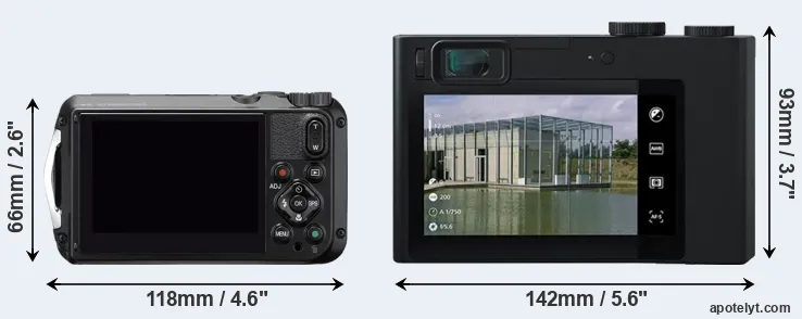 Comparison WG-6 or ZX1 rear