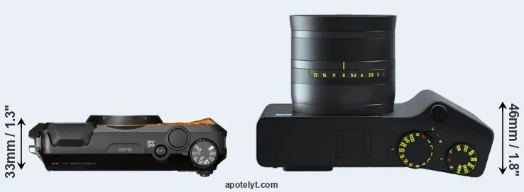 Compare WG-6 versus ZX1 top
