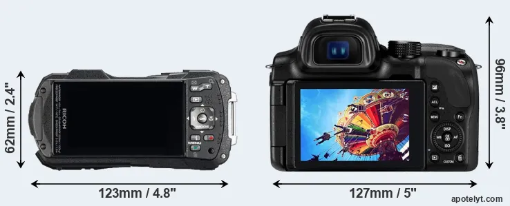 Comparison WG-60 or NX30 rear