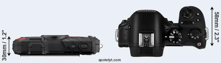 Compare WG-60 versus NX30 top